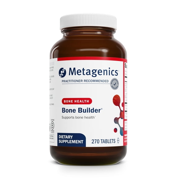 Metagenics Bone Builder Classic - Enhanced Bone Support Supplement - with Calcium, Magnesium & Phosphorus - Supports Bone Density, Metabolism & Nerve Health - Non-GMO, Gluten-Free - 270 Tablets