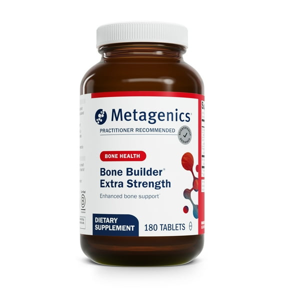 Metagenics Bone Builder Extra Strength – Enhanced Bone Support | 60 servings, 180 Count (Pack of 1)
