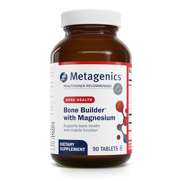 Metagenics Bone Builder with Magnesium - Bone Support Supplement* - Comprehensive Mineral Support* - With Calcium, Vitamin D & Magnesium - Non-GMO - Gluten-Free - 90 Tablets