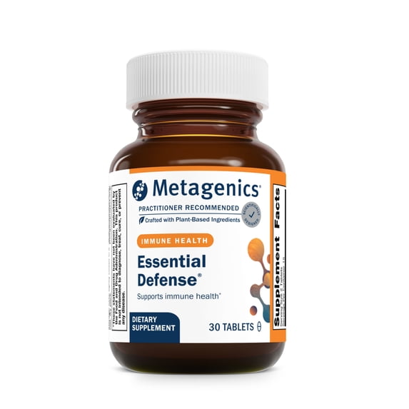 Metagenics Essential Defense - Immune Support* - Traditional Chinese Ingredients - Supplement with Licorice Root Extract, Ginger & Isatis - Non-GMO, Gluten-Free & Vegetarian - 30 Tablets