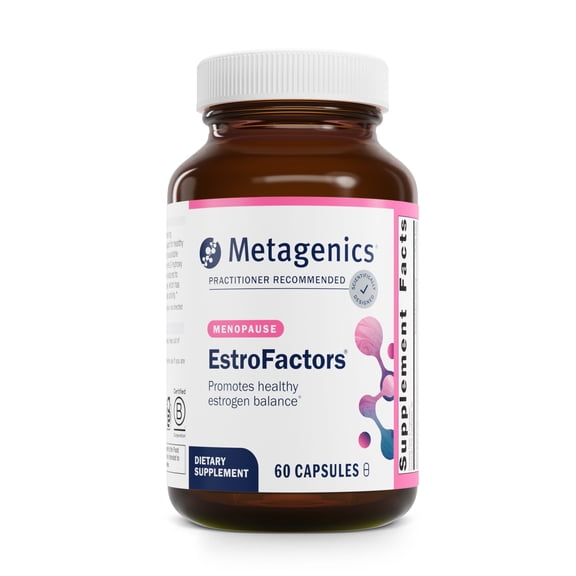Metagenics Estrofactors - Estrogen Metabolism Support* - Estrogen Detox - With Beta-Carotene, Curcumin & More - Non-GMO & Gluten Free - 60 Count