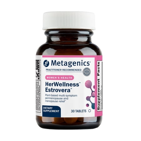 Metagenics Estrovera - Women's Health Supplement for Perimenopause & Menopause Support* - Contains Rhapontic Rhubarb Extract - Aids Hot Flashes & More* - Non-GMO & Gluten-Free - 30 Tablets