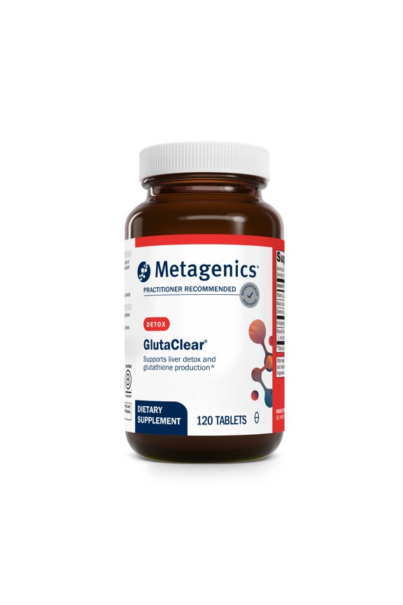 GlutaClear - Advanced Glutathione Support* - 750 mg Niacin - Potent Antioxidant Support* - with Broccoli Seed Extract & Vitamin C - Non-GMO & Gluten Free - 120 Tablets