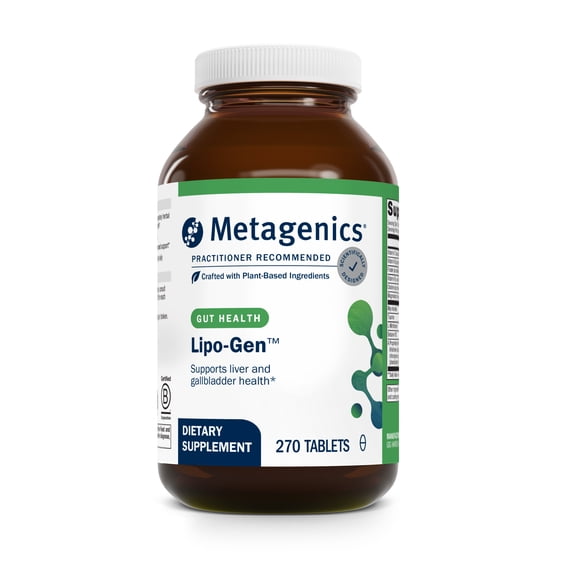 Metagenics Lipo-Gen - Lipotropic Liver Supplement* - Gallbladder Support* - With Amino Acids, Vitamin B12 & Choline - Non-GMO, Gluten-Free & Vegetarian - 90 Tablets