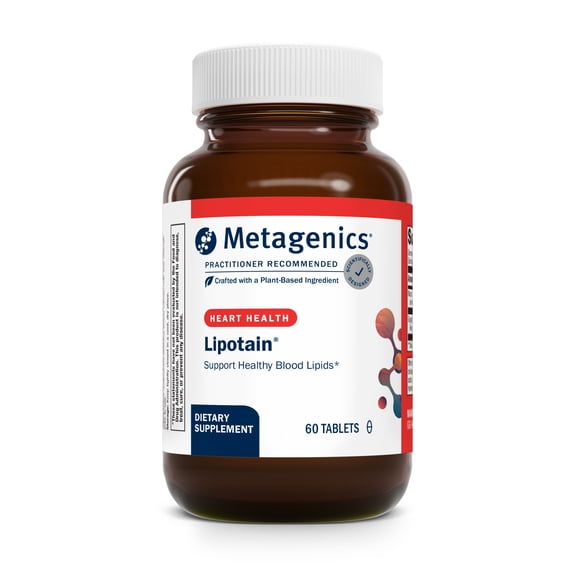 Metagenics Lipotain - Non-Flush Niacin & Guggul Extract - For Healthy Blood Lipids* - Inositol Hexanicotinate Tablets - Supplements for Blood Health* - 60 Tablets