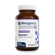 Metagenics MyoCalm - Muscle Support* - Calcium & Magnesium Supplement - with Passionflower Herb & Valerian Root - Mineral Supplements - Non-GMO, Gluten-Free & Vegetarian - 180 Tablets