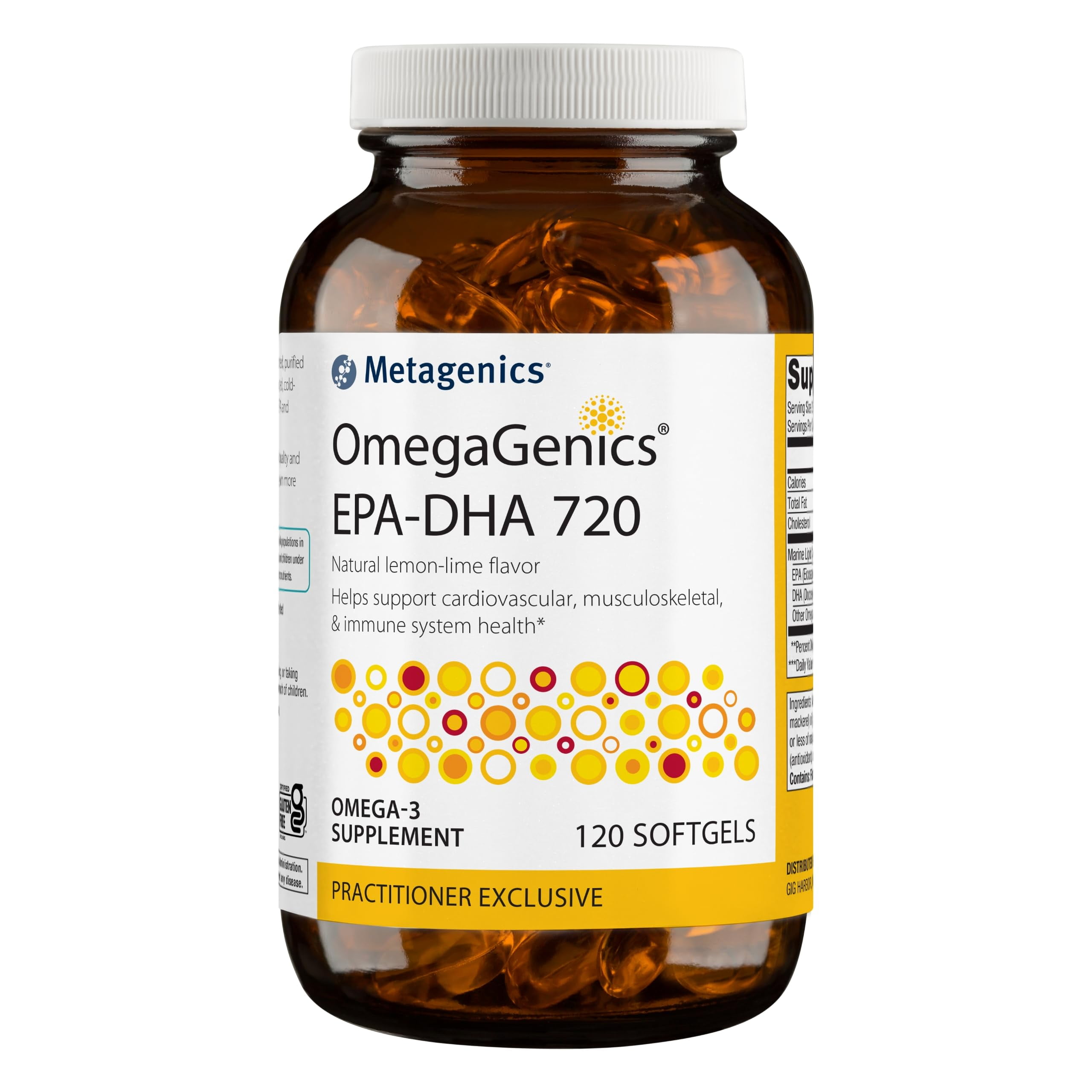 Metagenics OmegaGenics EPADHA 720 Omega3 Fish Oil Supplement for