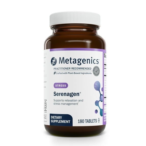 Metagenics Serenagen, Traditional Herbal Stress Management Formula with Asian Ginseng Root to Help Adjust to Stressful Environmental Challenges - 180 Tablets