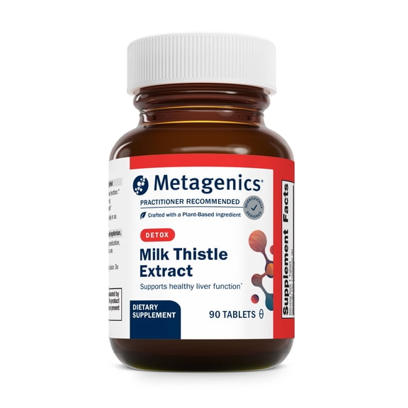 Metagenics Milk Thistle Extract - Liver Health Support* - Milk Thistle Seed Extract - Antioxidants Supplement* - Liver Maintenance* - Non-GMO, Gluten-Free & Vegetarian - 90 Tablets