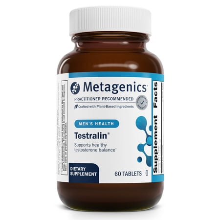 Metagenics Testralin - Testosterone Support for Men 40+* - Estrogen & Testosterone Metabolism Supplement* - with Flax Seed, Green Tea Leaf & Phytosterols- Gluten-Free - 60 Tablets price history and forecast - Metagenics