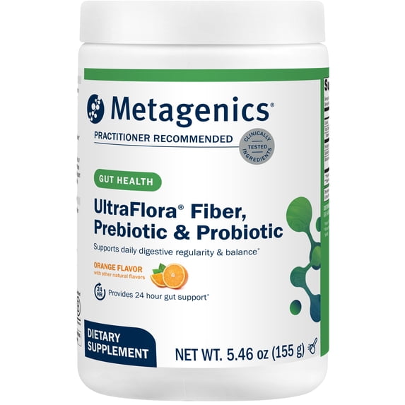 Metagenics UltraFlora Fiber, Prebiotic & Probiotic (30 Servings)