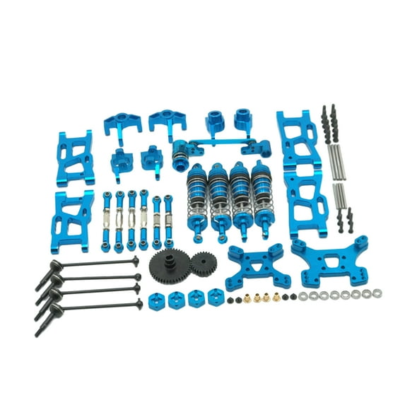 Metal 1:/14 Upgrade Replacement Complete Front/Rear Swing Arms Pull Blue