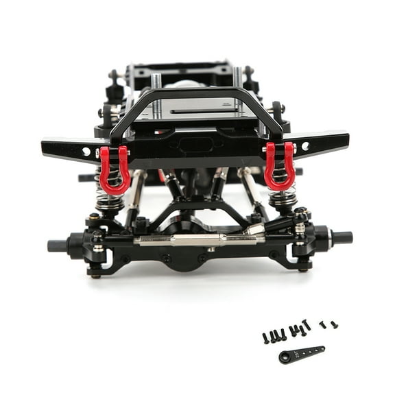 Metal 1/16 Car Body Chassis Frame Kit Accessory Fits for C14 C24(Black S C14BL )