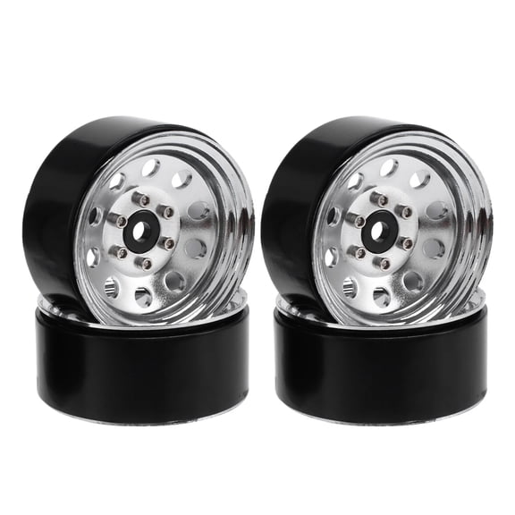 Metal 1.9" Beadlock Wheel Rim Hub Fits for 1/10 RC Crawler Car TRX4 RC4WD D90 Redcat