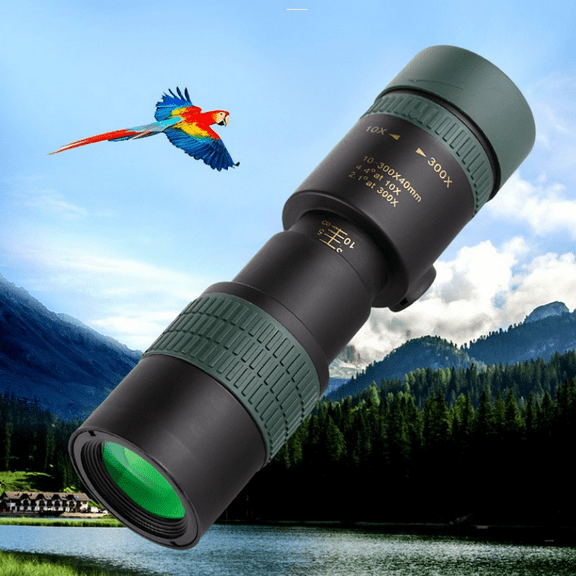 Metal 10-300X Zoom Powerful Binoculars Long Range Professional Monocular Telescope HD High Quality Portable for Hunting