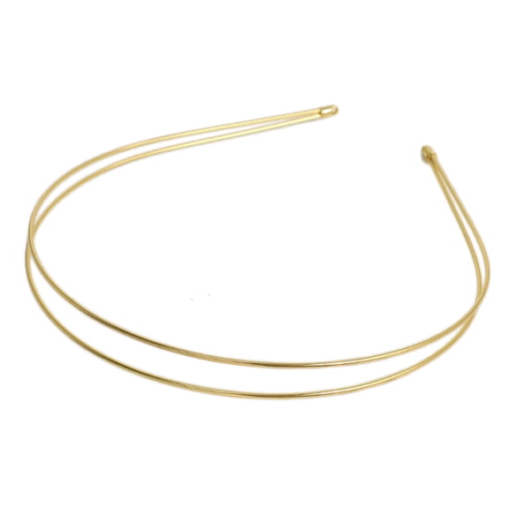 Metal 2/3 Layer Headbands Row Wire Headband for Womens Wedding Hair Elastic Metal Hairband for Girls