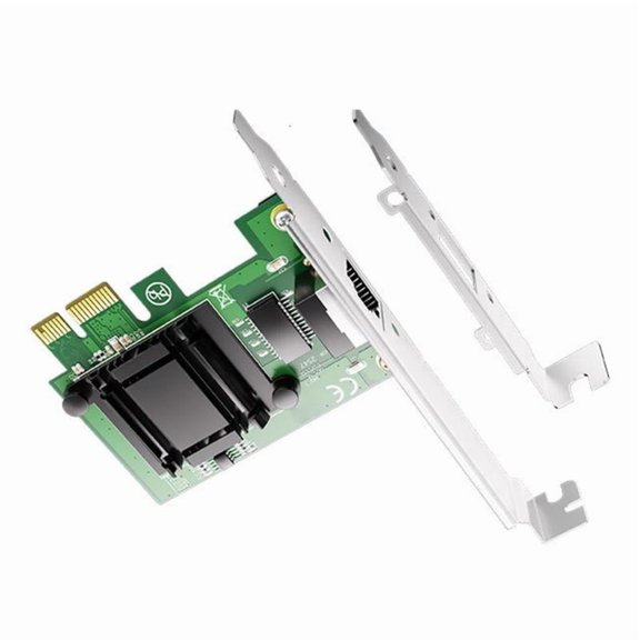 Metal 2.5G PCIe Gigabit Networking Card Wake On LAN for Multiple Operating Systems