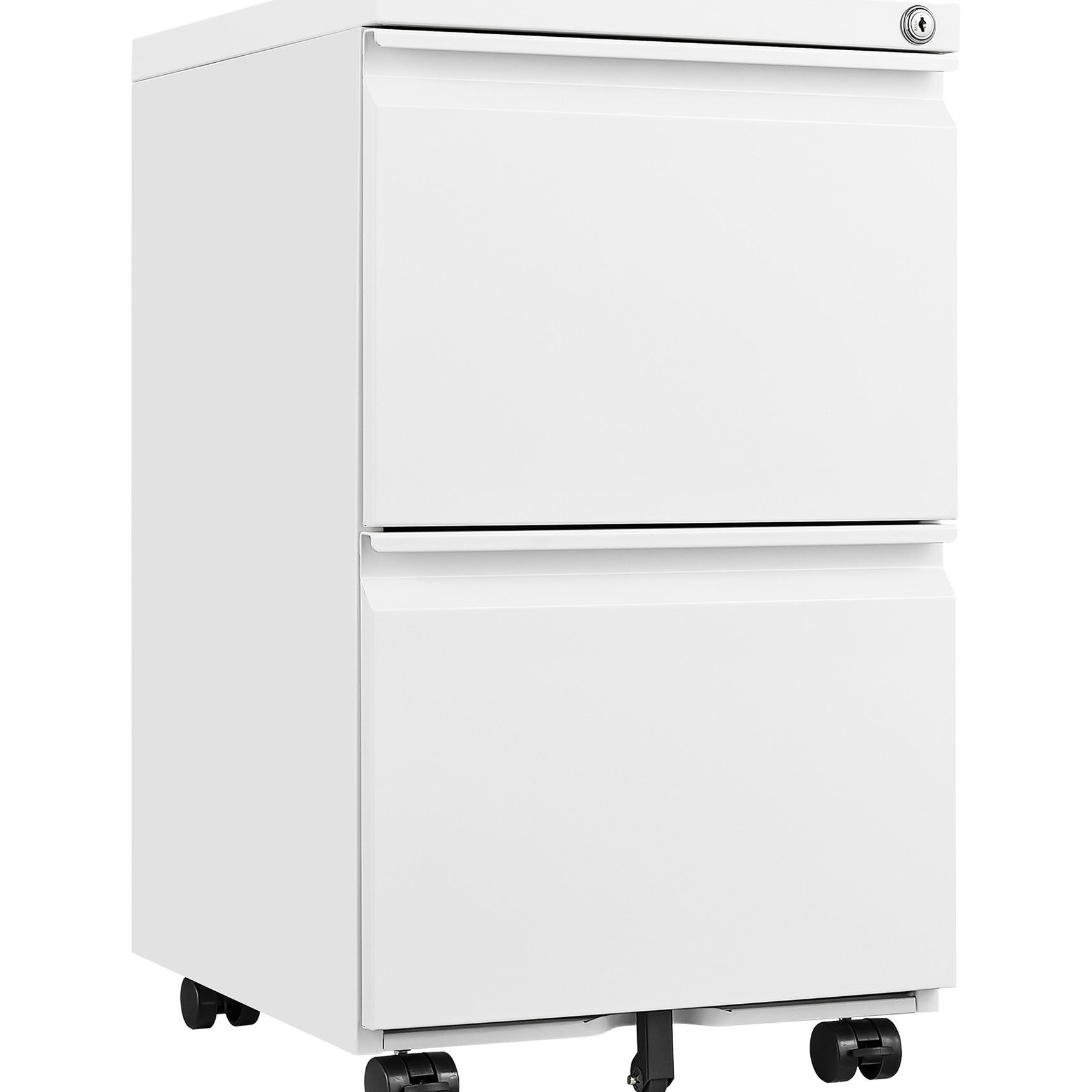 Metal 2-Drawer File Cabinet / Under Desk Office Setup / Portable ...