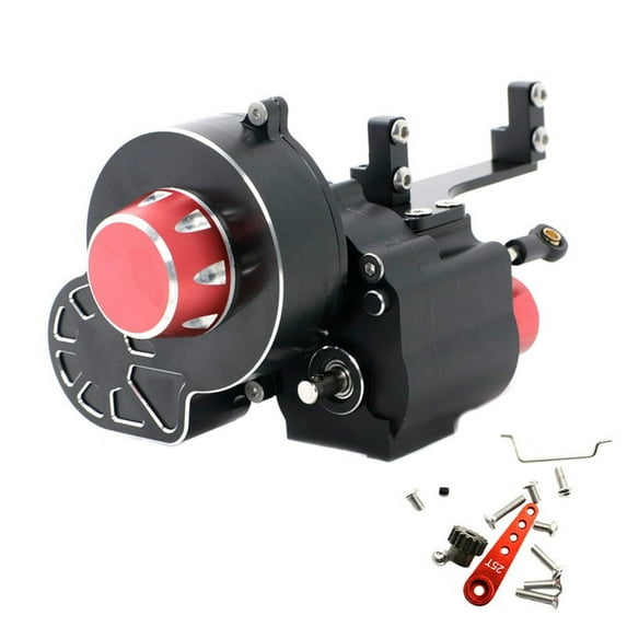 Metal 2 Speed Shiftable Transmission for Axial SCX10 & SCX10 II III 1/10 RC Crawler Car Upgrades Parts