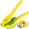 thumbnail image 1 of Metal 2 in 1 Lemon Lime Combo Squeezer - Manual Citrus Press Juicer, 1 of 7
