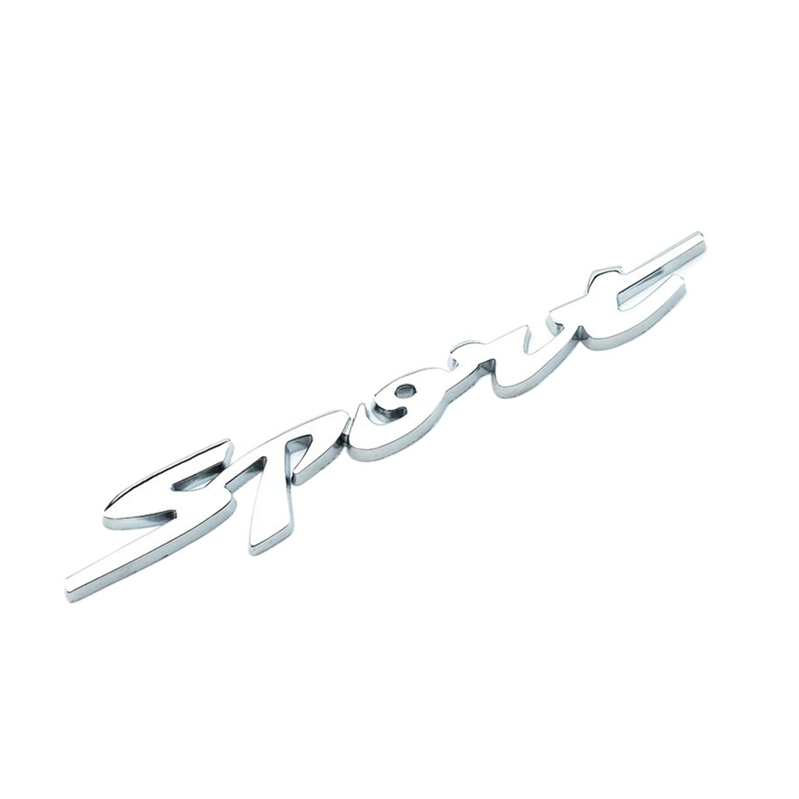 Metal 3D Chrome Car Trunk Auto body Racing Sport Word Letter Sticker ...