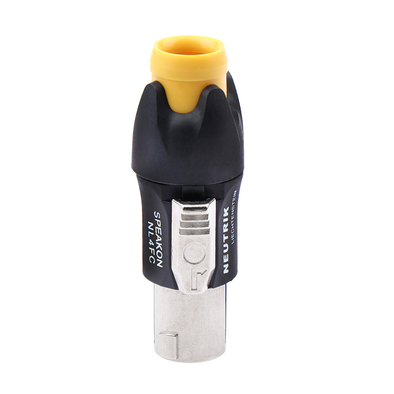 Metal 4 Pin Ohmic Connector Professional Audio Plug Stage Slightly