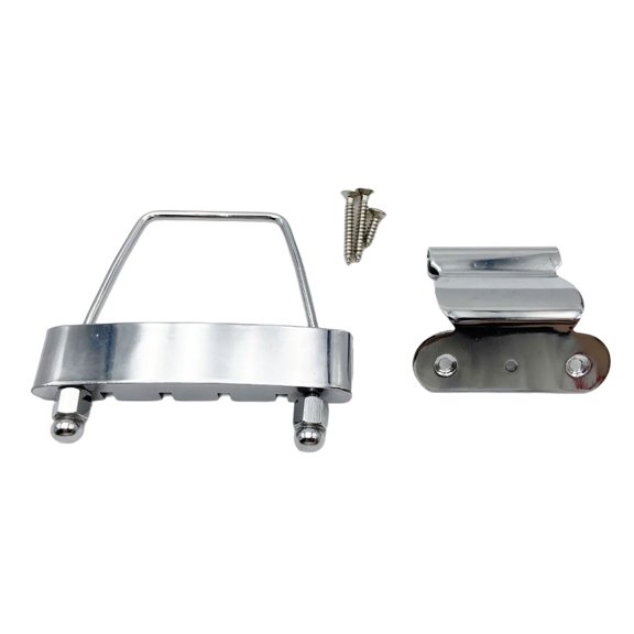 Practical Metal Short Scale Bridge Suitable for 4 String Bass Guitars Hollow Design Easy Adjustment Clear Tone Output
