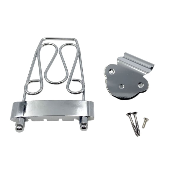 Metal 4 String Jazzs Bass Bridge Metal Texture for Enhancing Resonance and Precise Tuning Stability on Electric Guitars