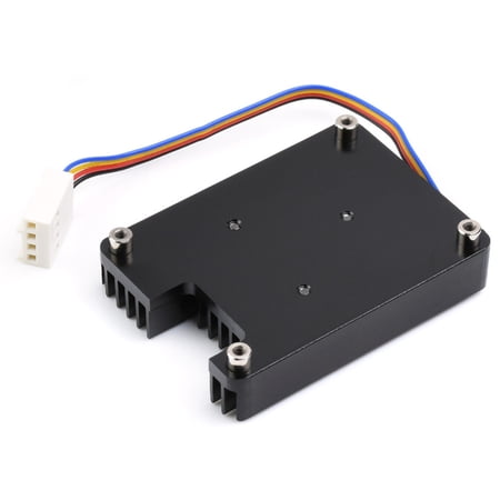 Metal 4Pins Embedded Heatsink Cooler Radiator PWM Fan for Raspberry Pi Module 4