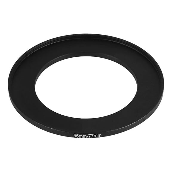 Metal 55mm-77mm Camera Step Up Filter Ring Adapter 55-77