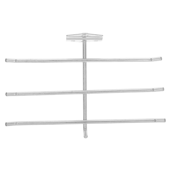 Metal 6 Arms Pegboard Hooks For Garage Wall Organization Multi Functional Tool Hangers For Pegboard Hanging Brooms Ladders And Garden Tools