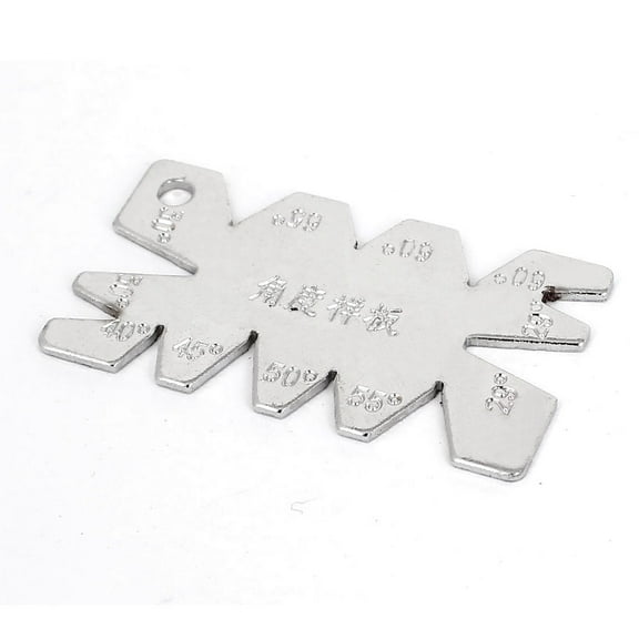 Metal 8 Angles Degree Screw Thread Cutting Angle Gage Gauge Measuring Scale Tool