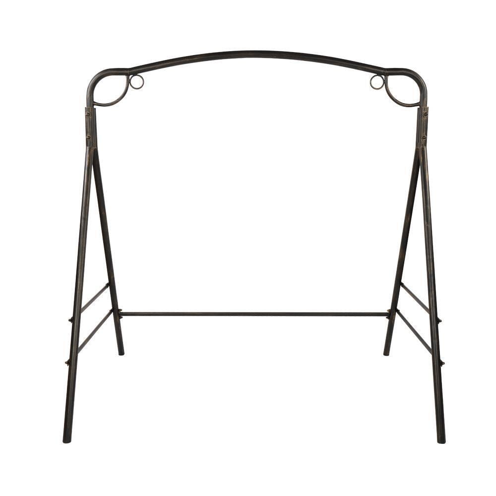 Metal AFrame Swing Set Frame Stand Solid Structure Design for Garden Backyard