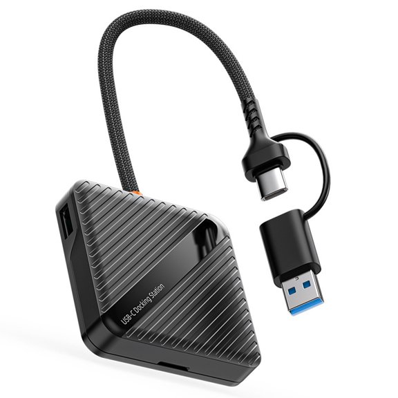 Metal ABS USB C And A Card Reader With 5 Slot And USB 3.1 Technology For Quick Data Access