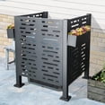 thumbnail image 1 of Metal AC Unit Privacy Fence Cover Panel - Outdoor Air Conditioner Hide Fence for Concealing HVAC Units, 1 of 7