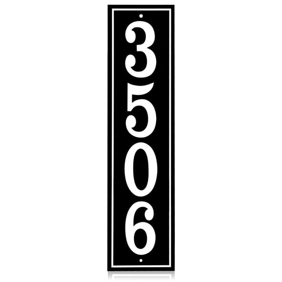 Metal Address Plaque,Number Signs For House Wall Plaque, Street Name Address Sign,Modern House Numbers