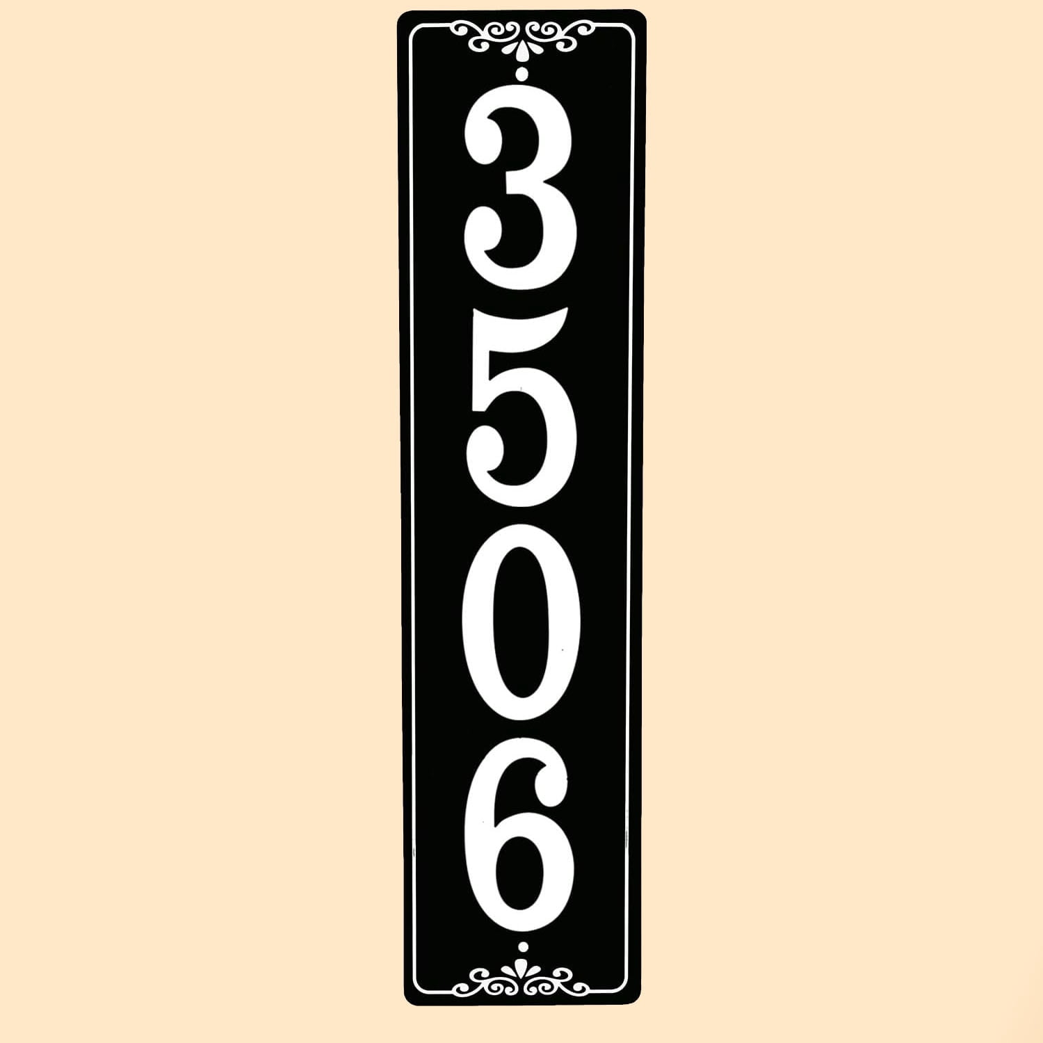 Metal Address Plaque, Number Signs for House Wall, Street Name Sign, Modern House Numbers, Address Sign for House, Apartment, Office, Mailbox