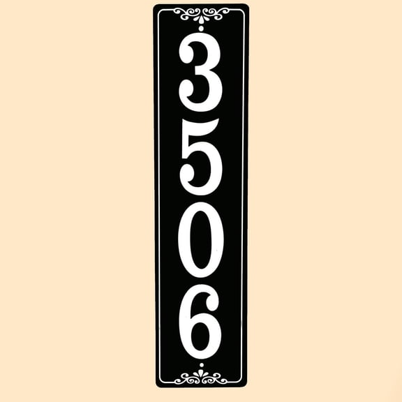 Metal Address Plaque, Number Signs for House Wall, Street Name Sign, Modern House Numbers, Address Sign for House, Apartment, Office, Mailbox
