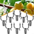 thumbnail image 1 of Metal Adjustable Plant Branch Support Stand, Heavy Duty Stake For Potted Plants (White), 1 of 9