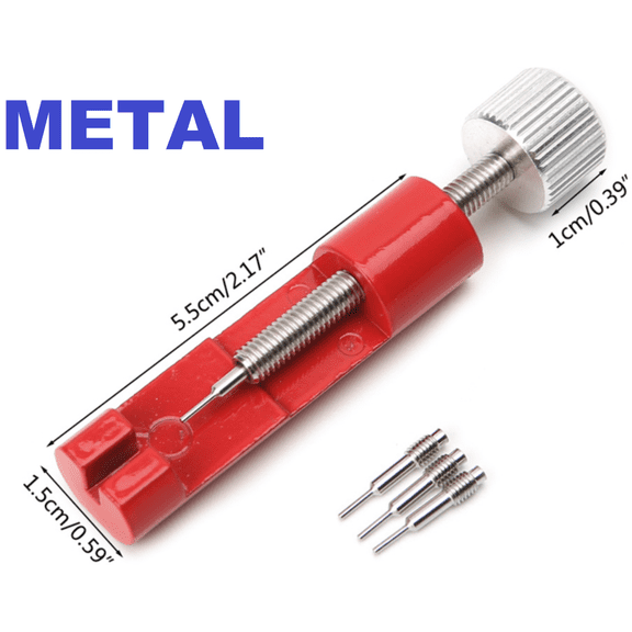 Metal Adjuster Watch Band Strap Bracelet Link Pins Watch Band Remover Repair Tools Kit