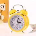 thumbnail image 1 of Metal Alarm Clock with Night Light Function (Yellow), 1 of 1