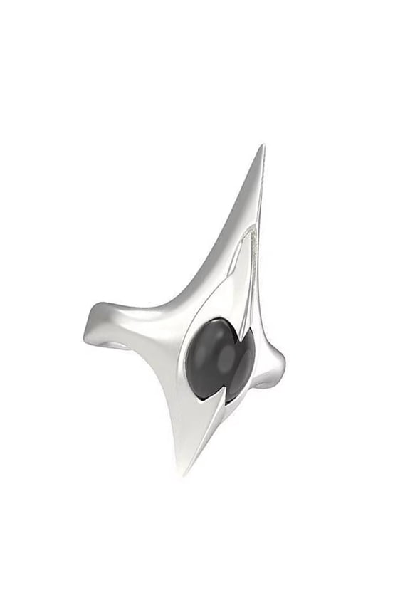 Metal Alloy Edgy Spikes Rings Featuring Adjustable Opening for Unique Fit Ideal Punk Gift for Dark Fashion Enthusiasts