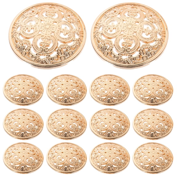 Metal Alloy Jacket Coat Buttons