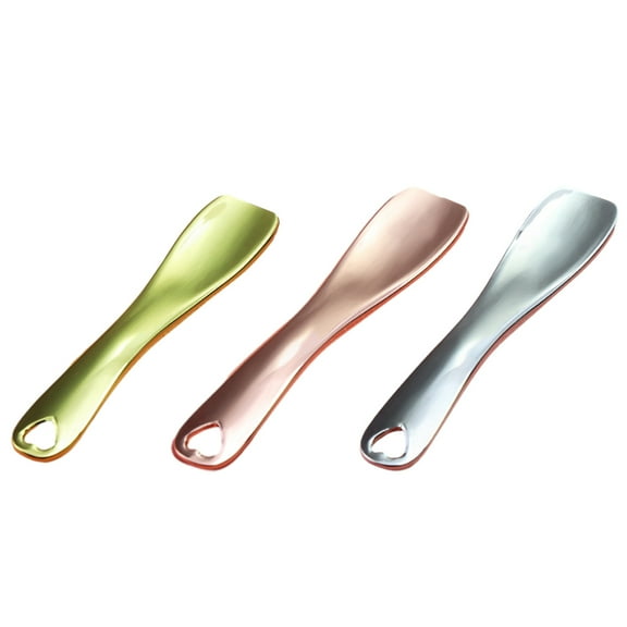 Mini Spoon Beauty Scoop, Metal Alloy Makeup Spatula for Dark Circles Skincare, Stainless Steel Applicator Ensuring Reusable and Gentle Product Application