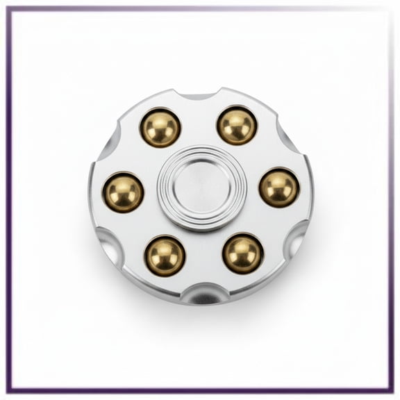 Metal Alloy Rotating Cylinder Spinner Fidget