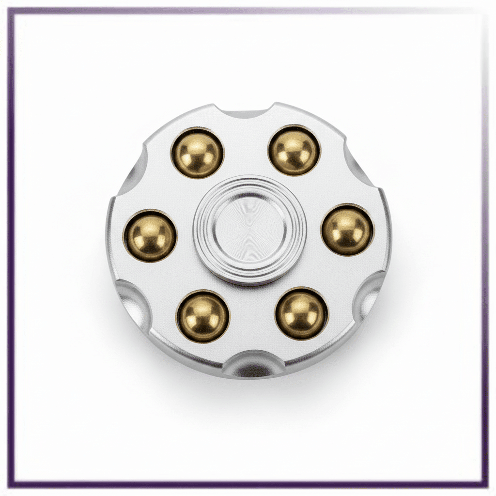 Metal Alloy Rotating Cylinder Spinner Fidget