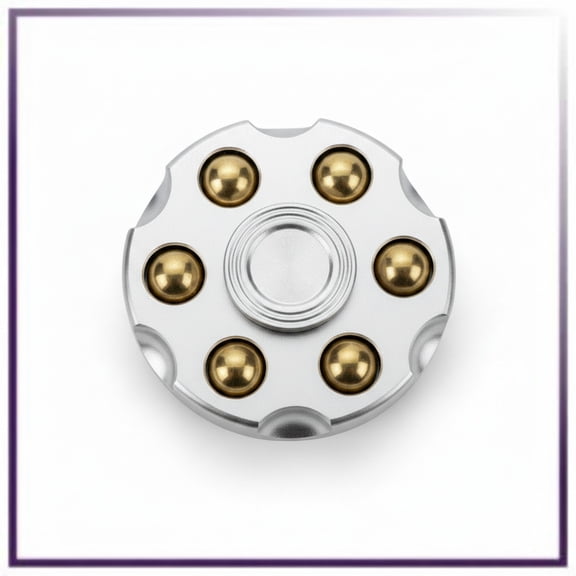 Metal Alloy Rotating Cylinder Spinner Fidget