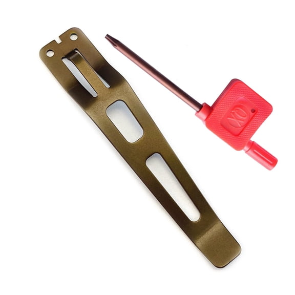 Metal Alloys Flashlights Clamps With Wrench Light Weight Pocket Clip for EDC37 EDC29 EDC25 EDC23 Series Enduring