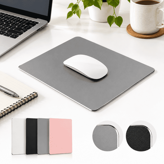 Metal Aluminum Mouse Pad For Magic & Pro/air 9.05" X7.08 Gray