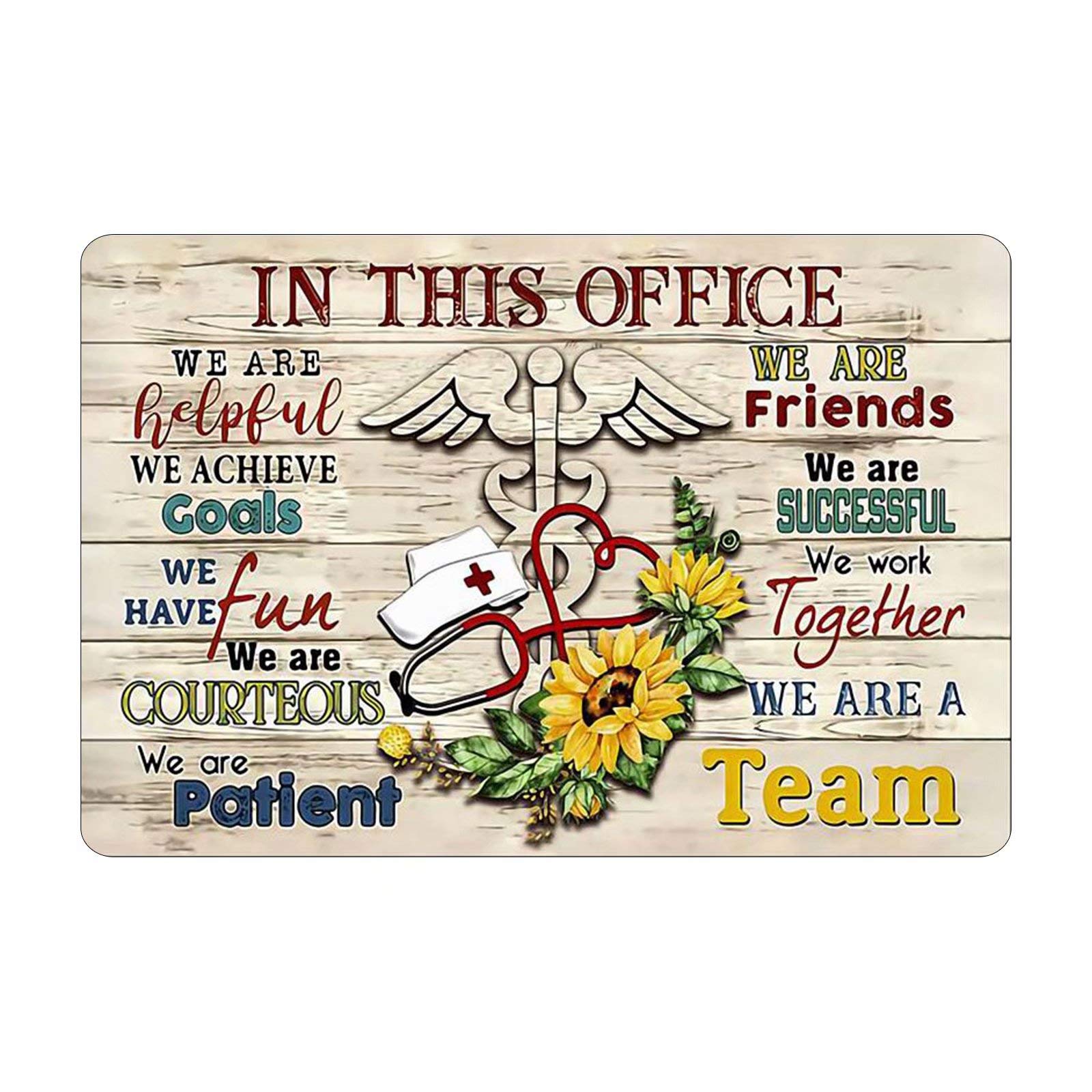 Metal Aluminum Sign For Retro Tin Sign, In This Office We Are Helpful ...